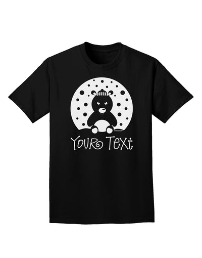 Personalized Matching Polar Bear Family Design - Your Text Adult Dark T-Shirt-Mens T-Shirt-TooLoud-Black-Small-Davson Sales