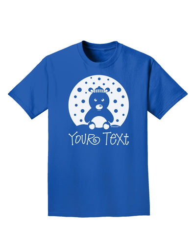 Personalized Matching Polar Bear Family Design - Your Text Adult Dark T-Shirt-Mens T-Shirt-TooLoud-Royal-Blue-Small-Davson Sales