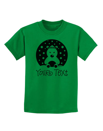 Personalized Matching Polar Bear Family Design - Your Text Childrens T-Shirt-Childrens T-Shirt-TooLoud-Kelly-Green-X-Small-Davson Sales