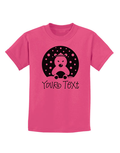 Personalized Matching Polar Bear Family Design - Your Text Childrens T-Shirt-Childrens T-Shirt-TooLoud-Sangria-X-Small-Davson Sales