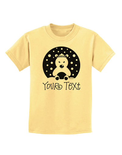 Personalized Matching Polar Bear Family Design - Your Text Childrens T-Shirt-Childrens T-Shirt-TooLoud-Daffodil-Yellow-X-Small-Davson Sales