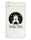 Personalized Matching Polar Bear Family Design - Your Text Micro Terry Gromet Golf Towel 16 x 25 inch-Golf Towel-TooLoud-White-Davson Sales