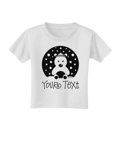 Personalized Matching Polar Bear Family Design - Your Text Toddler T-Shirt-Toddler T-Shirt-TooLoud-White-2T-Davson Sales