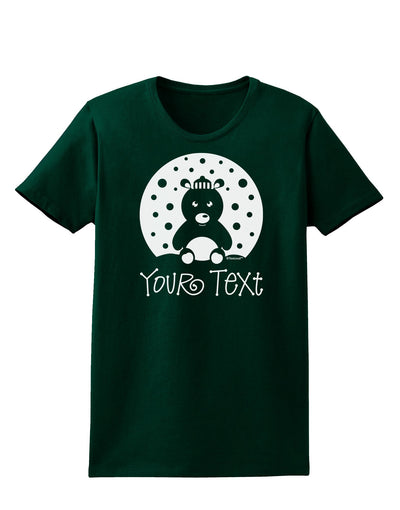 Personalized Matching Polar Bear Family Design - Your Text Womens Dark T-Shirt-TooLoud-Forest-Green-Small-Davson Sales