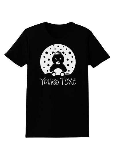 Personalized Matching Polar Bear Family Design - Your Text Womens Dark T-Shirt-TooLoud-Black-X-Small-Davson Sales