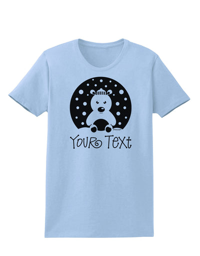 Personalized Matching Polar Bear Family Design - Your Text Womens T-Shirt-Womens T-Shirt-TooLoud-Light-Blue-X-Small-Davson Sales