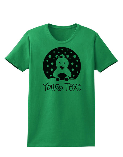 Personalized Matching Polar Bear Family Design - Your Text Womens T-Shirt-Womens T-Shirt-TooLoud-Kelly-Green-X-Small-Davson Sales