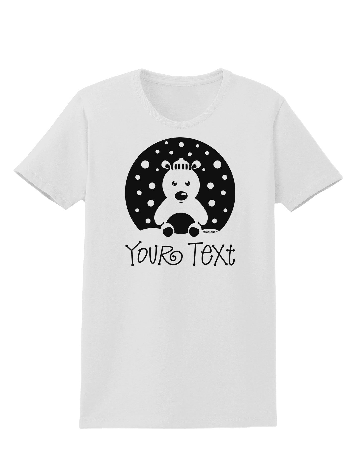 Personalized Matching Polar Bear Family Design - Your Text Womens T-Shirt-Womens T-Shirt-TooLoud-White-X-Small-Davson Sales