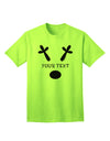 Personalized Matching Reindeer Family Design - Your Text Adult T-Shirt-Mens T-Shirt-TooLoud-Neon-Green-Small-Davson Sales