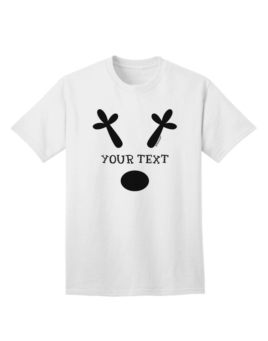 Personalized Matching Reindeer Family Design - Your Text Adult T-Shirt-Mens T-Shirt-TooLoud-White-Small-Davson Sales
