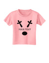 Personalized Matching Reindeer Family Design - Your Text Toddler T-Shirt-Toddler T-Shirt-TooLoud-Candy-Pink-2T-Davson Sales