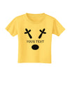 Personalized Matching Reindeer Family Design - Your Text Toddler T-Shirt-Toddler T-Shirt-TooLoud-Yellow-2T-Davson Sales