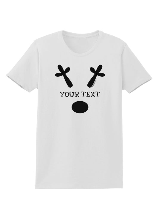 Personalized Matching Reindeer Family Design - Your Text Womens T-Shirt-Womens T-Shirt-TooLoud-White-X-Small-Davson Sales