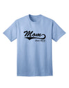 Personalized Mom Since (Your Year) Adult T-Shirt Design by TooLoud-Mens T-shirts-TooLoud-Light-Blue-Small-Davson Sales