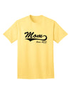 Personalized Mom Since (Your Year) Adult T-Shirt Design by TooLoud-Mens T-shirts-TooLoud-Yellow-Small-Davson Sales