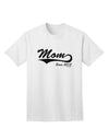 Personalized Mom Since (Your Year) Adult T-Shirt Design by TooLoud-Mens T-shirts-TooLoud-White-Small-Davson Sales