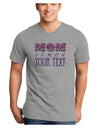 Personalized Mom Since ___ Adult V-Neck T-shirt-Mens V-Neck T-Shirt-TooLoud-HeatherGray-Small-Davson Sales