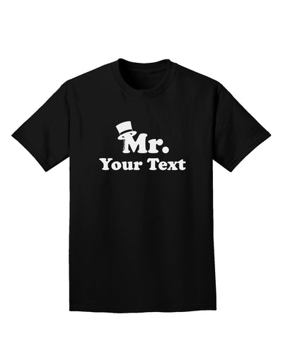 Personalized Mr Classy Adult Dark T-Shirt by TooLoud-Mens T-Shirt-TooLoud-Black-Small-Davson Sales