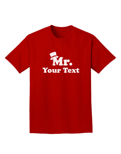 Personalized Mr Classy Adult Dark T-Shirt by TooLoud-Mens T-Shirt-TooLoud-Red-Small-Davson Sales