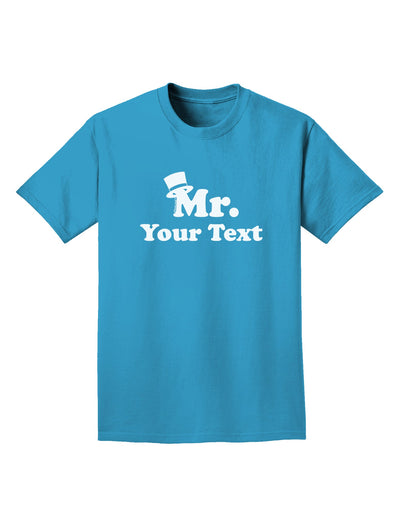 Personalized Mr Classy Adult Dark T-Shirt by TooLoud-Mens T-Shirt-TooLoud-Turquoise-Small-Davson Sales