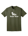 Personalized Mr Classy Adult Dark T-Shirt by TooLoud-Mens T-Shirt-TooLoud-Military-Green-Small-Davson Sales