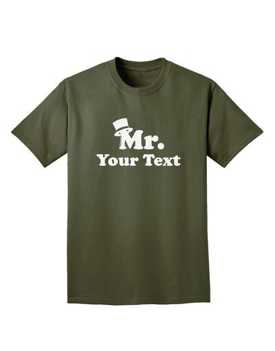 Personalized Mr Classy Adult Dark T-Shirt by TooLoud-Mens T-Shirt-TooLoud-Military-Green-Small-Davson Sales