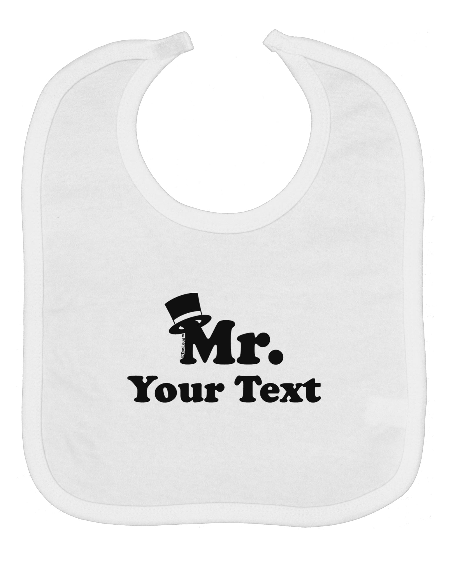 Personalized Mr Classy Baby Bib by TooLoud