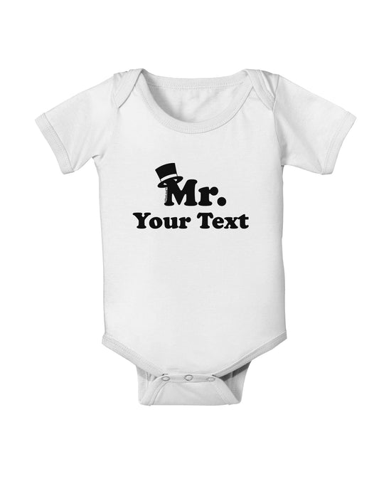Personalized Mr Classy Baby Romper Bodysuit by TooLoud-Baby Romper-TooLoud-White-06-Months-Davson Sales