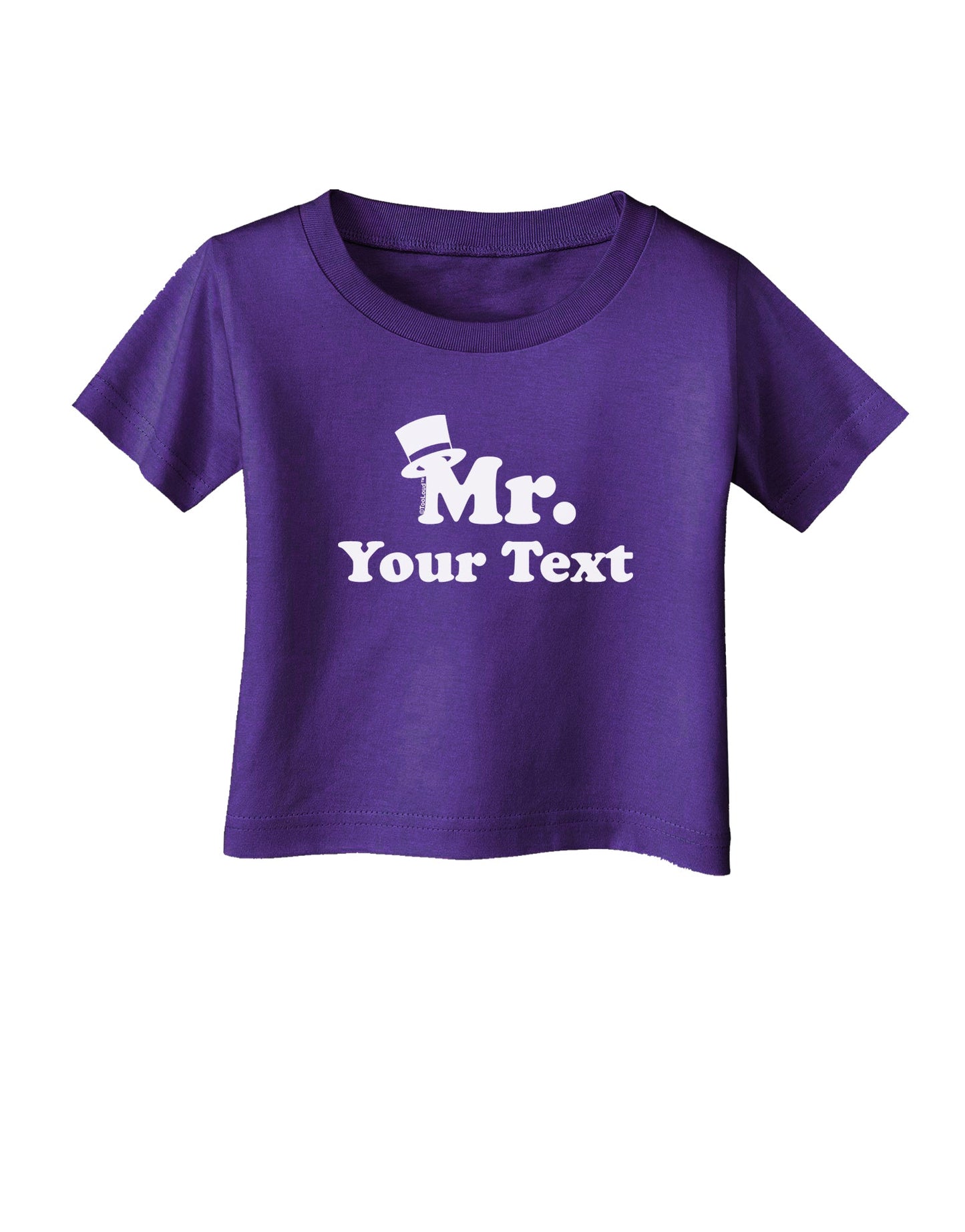 Personalized Mr Classy Infant T-Shirt Dark by TooLoud-Infant T-Shirt-TooLoud-Purple-06-Months-Davson Sales