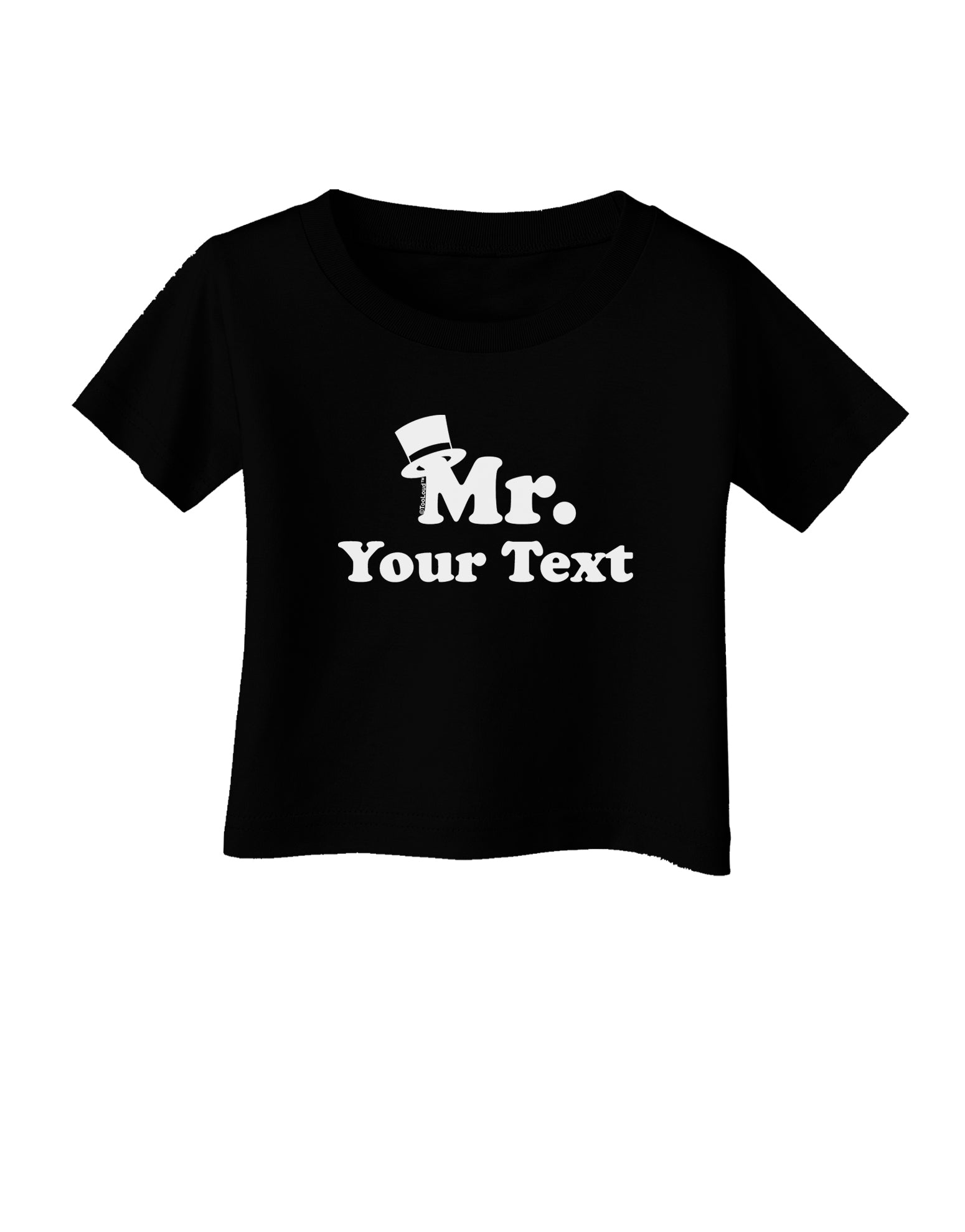 Personalized Mr Classy Infant T-Shirt Dark by TooLoud-Infant T-Shirt-TooLoud-Black-06-Months-Davson Sales