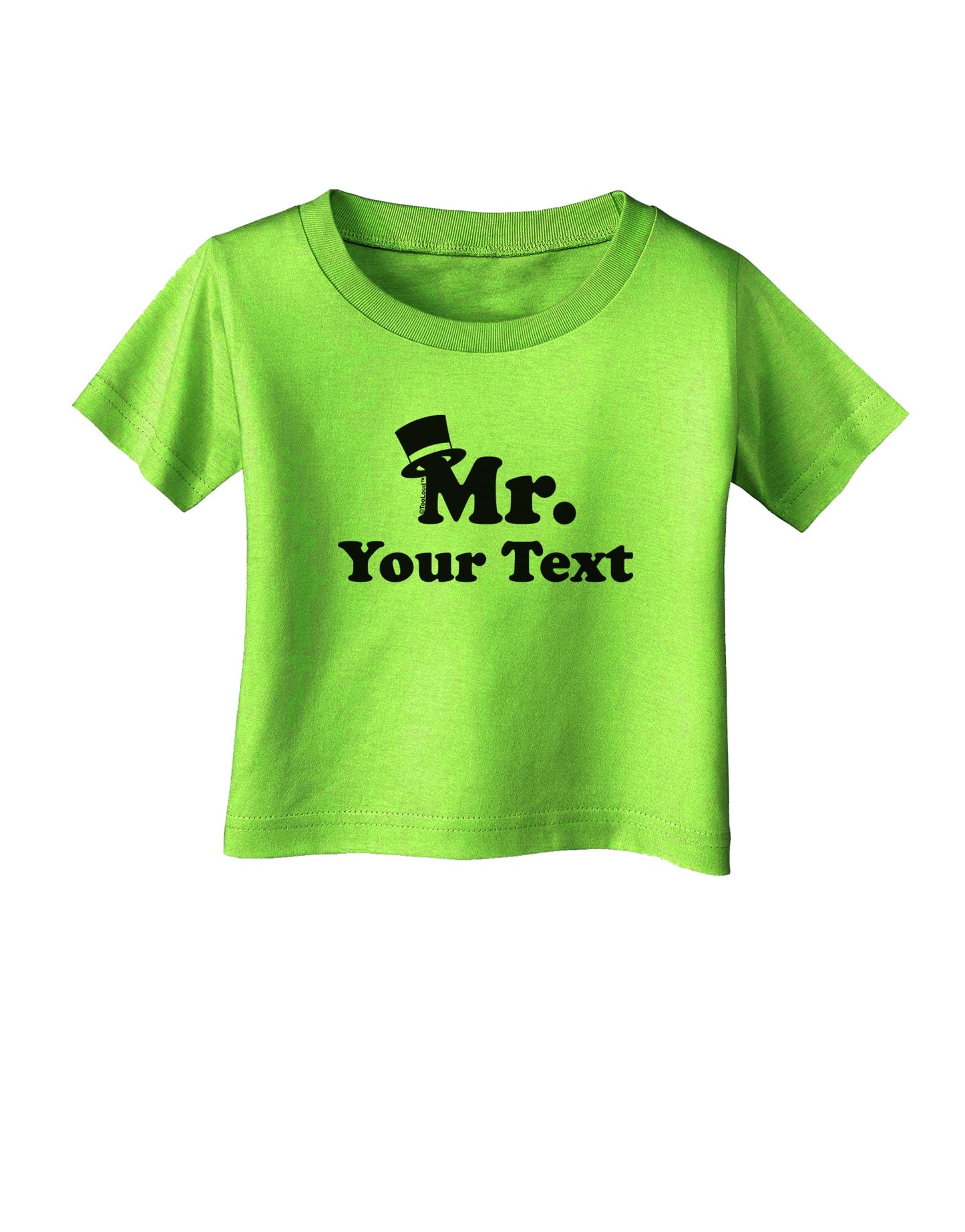 Personalized Mr Classy Infant T-Shirt by TooLoud-Infant T-Shirt-TooLoud-Lime-Green-06-Months-Davson Sales