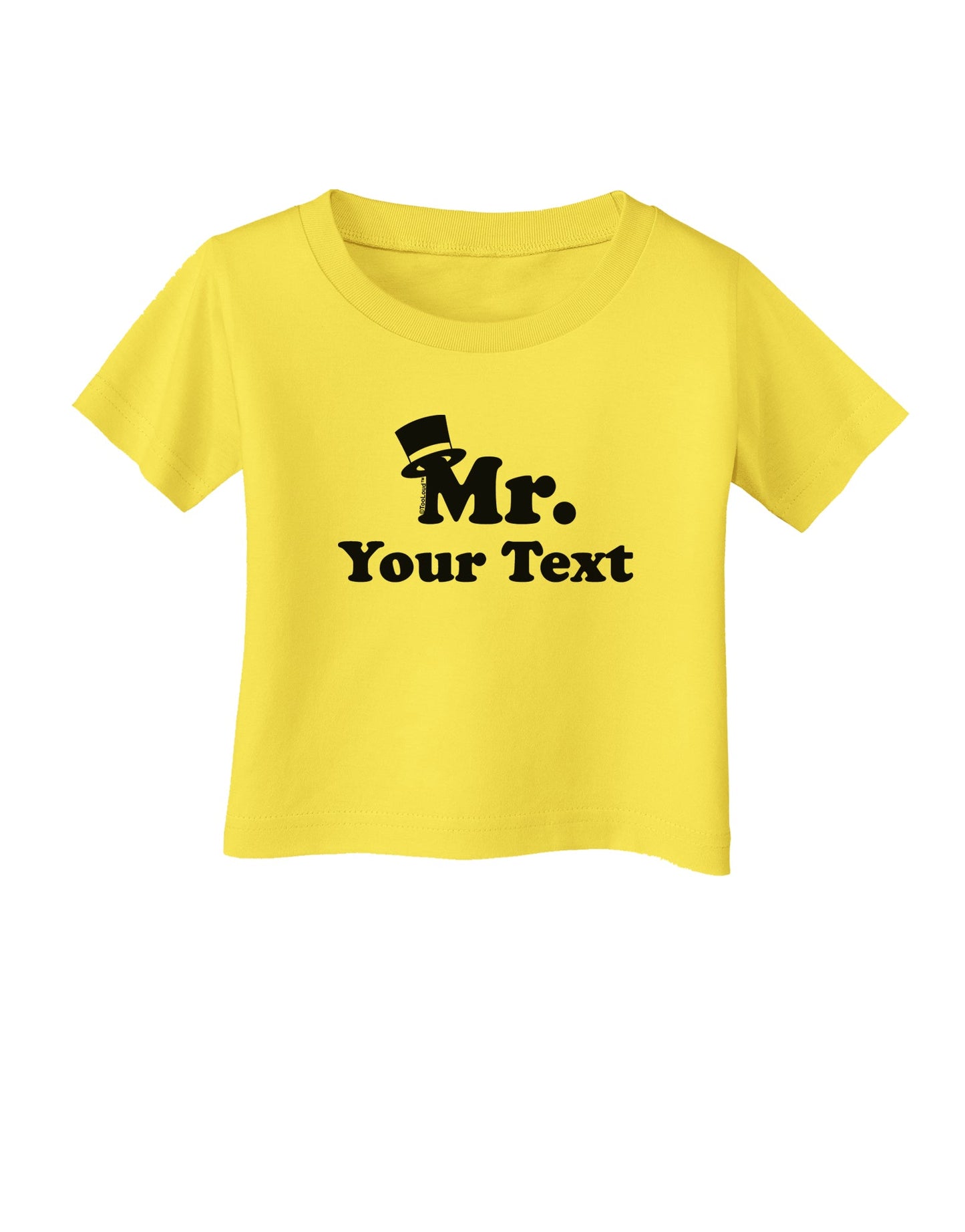 Personalized Mr Classy Infant T-Shirt by TooLoud-Infant T-Shirt-TooLoud-Yellow-06-Months-Davson Sales