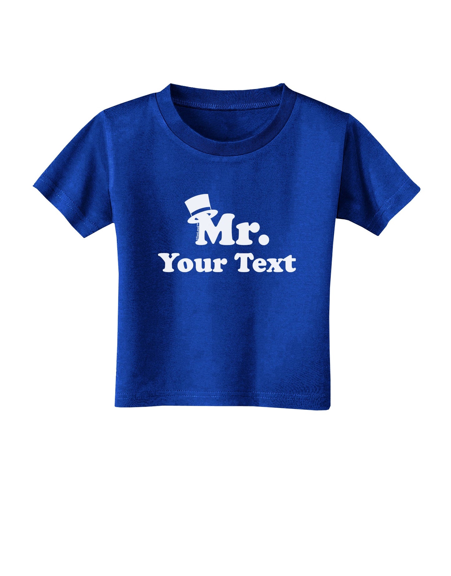 Personalized Mr Classy Toddler T-Shirt Dark by TooLoud-Toddler T-Shirt-TooLoud-Royal-Blue-2T-Davson Sales