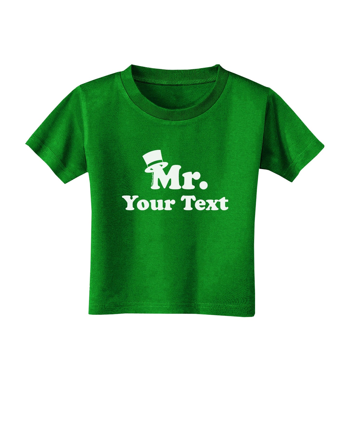 Personalized Mr Classy Toddler T-Shirt Dark by TooLoud-Toddler T-Shirt-TooLoud-Clover-Green-2T-Davson Sales