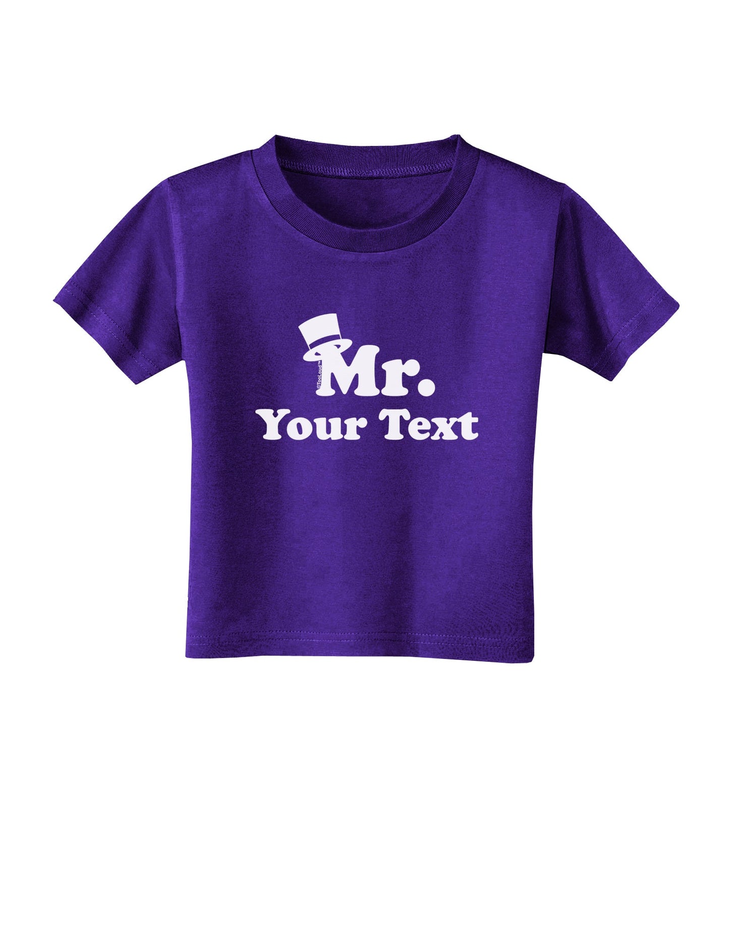 Personalized Mr Classy Toddler T-Shirt Dark by TooLoud-Toddler T-Shirt-TooLoud-Purple-2T-Davson Sales