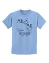 Personalized Mr and Mr -Name- Established -Date- Design Childrens T-Shirt-Childrens T-Shirt-TooLoud-Light-Blue-X-Small-Davson Sales