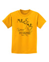 Personalized Mr and Mr -Name- Established -Date- Design Childrens T-Shirt-Childrens T-Shirt-TooLoud-Gold-X-Small-Davson Sales