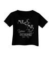 Personalized Mr and Mr -Name- Established -Date- Design Infant T-Shirt Dark-Infant T-Shirt-TooLoud-Black-06-Months-Davson Sales