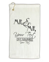 Personalized Mr and Mr -Name- Established -Date- Design Micro Terry Gromet Golf Towel 16 x 25 inch-Golf Towel-TooLoud-White-Davson Sales