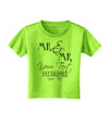 Personalized Mr and Mr -Name- Established -Date- Design Toddler T-Shirt-Toddler T-Shirt-TooLoud-Lime-Green-2T-Davson Sales