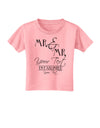 Personalized Mr and Mr -Name- Established -Date- Design Toddler T-Shirt-Toddler T-Shirt-TooLoud-Candy-Pink-2T-Davson Sales