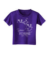 Personalized Mr and Mr -Name- Established -Date- Design Toddler T-Shirt Dark-Toddler T-Shirt-TooLoud-Purple-2T-Davson Sales