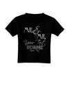 Personalized Mr and Mr -Name- Established -Date- Design Toddler T-Shirt Dark-Toddler T-Shirt-TooLoud-Black-2T-Davson Sales