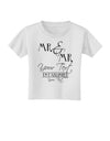 Personalized Mr and Mr -Name- Established -Date- Design Toddler T-Shirt-Toddler T-Shirt-TooLoud-White-2T-Davson Sales