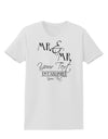 Personalized Mr and Mr -Name- Established -Date- Design Womens T-Shirt-Womens T-Shirt-TooLoud-White-X-Small-Davson Sales