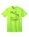 Personalized Mr and Mr Name Established Date GAY COUPLE Adult T-Shirt-Mens T-Shirt-TooLoud-Neon-Green-Small-Davson Sales