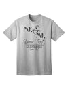 Personalized Mr and Mr Name Established Date GAY COUPLE Adult T-Shirt-Mens T-Shirt-TooLoud-AshGray-Small-Davson Sales