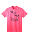 Personalized Mr and Mrs -Name- Established -Date- Design Adult T-Shirt-Mens T-Shirt-TooLoud-Neon-Pink-Small-Davson Sales