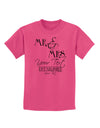Personalized Mr and Mrs -Name- Established -Date- Design Childrens T-Shirt-Childrens T-Shirt-TooLoud-Sangria-X-Small-Davson Sales