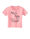 Personalized Mr and Mrs -Name- Established -Date- Design Toddler T-Shirt-Toddler T-Shirt-TooLoud-Candy-Pink-2T-Davson Sales